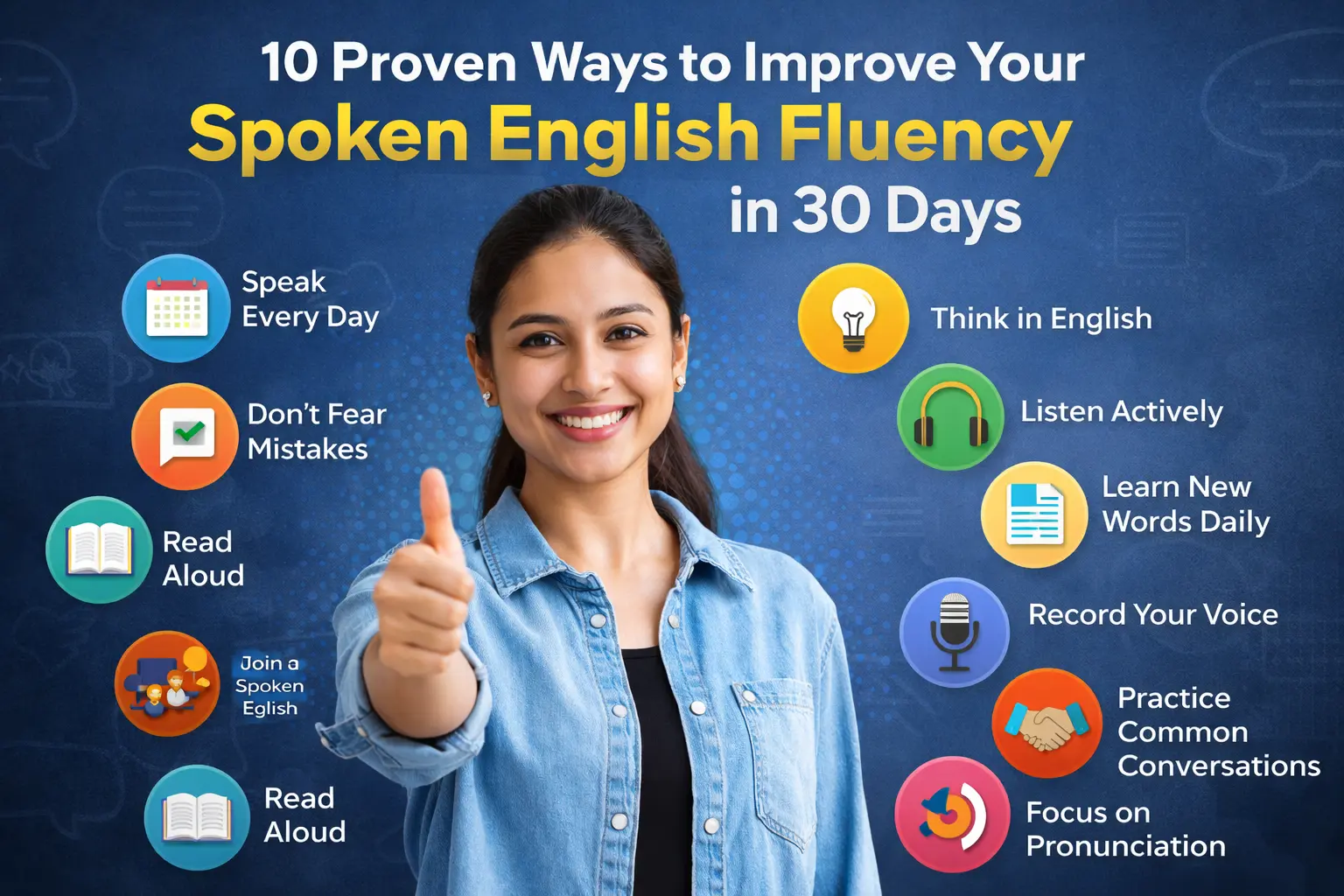 10 Proven Ways to Improve Your Spoken English Fluency in 30 Days